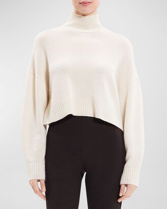 Cropped Cashmere Pullover Sweater