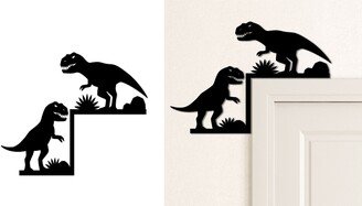 Dinosaur T-Rex Door Trim Corner - Two Versions Scary & Cute