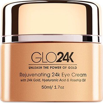 GLO24K Rejuvenating 24k Gold, Hyaluronic Acid, & Rosehip Oil Eye Cream