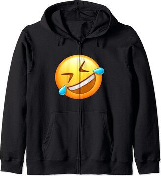 All Kinds Of Faces Rolling On The Floor Laughing Zip Hoodie