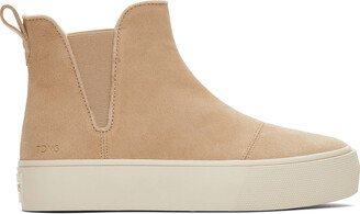 Natural Suede Fenix Platform Chelsea