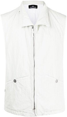 Sleeveless Zip-Up Gilet Jacket