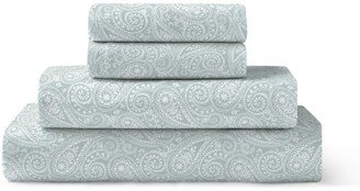 Brielle Home Cotton Flannel 4-Piece Sheet Set, Queen