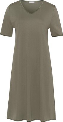 Cleo Short-Sleeve Cotton Nightgown