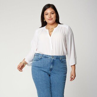 Sheri Slim Ankle Jeans In Plus Size-AB