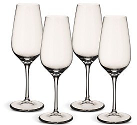 Entree Flute Champagne Glasses, Set of 4