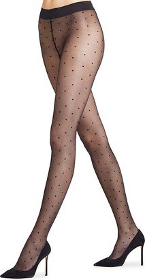 Sheer Dotted Tights