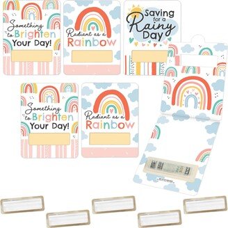 Big Dot Of Happiness Hello Rainbow Diy Assorted Boho Cash Holder Gift Funny Money Cards 6 Ct