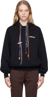 Black Multicord Hoodie