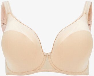 Womens Beige Nufit Full-cup Stretch-jersey bra