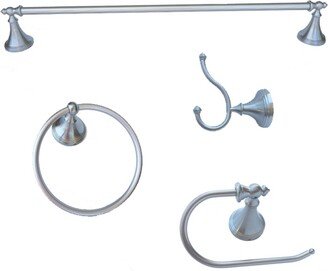 Arista Bath Products Arista Annchester 4-Pc. Set Satin Nickel Finish