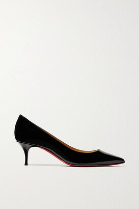 Kate 55 Patent-leather Pumps - Black