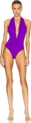 One Piece Swimsuit in Purple