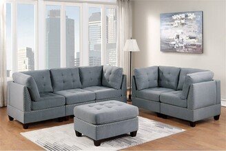 TONWIN Modular Sofa Set 6pc Set Living Room Furniture Sofa