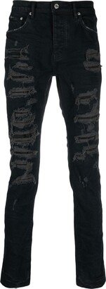 Distressed Skinny Jeans-AC