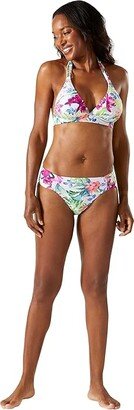 Coastal Gardens Reversible Halter (White Reversible) Women's Swimwear