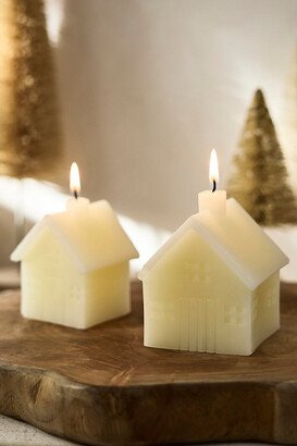 Ivory House Candles, Set of 2