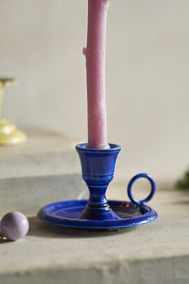 Colorful Enamel Candlestick Holder with Handle-AA