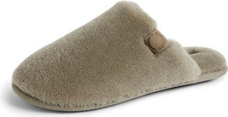 Fireside by Dearfoams Men's Broome All Over Genuine Shearling Easy On/Off Scuff Slipper