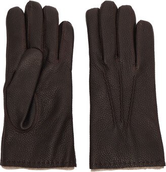 Grained Leather Gloves