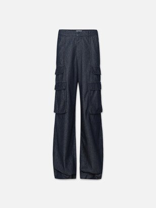 Relaxed Straight Cargo Jeans