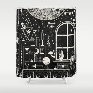 Moon Altar Shower Curtain