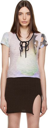 OPEN YY Multicolor Vase Collage T-Shirt