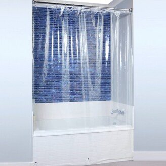 Floor to Ceiling Shower Curtain Liner with Microban Clear - Slipx Solutions