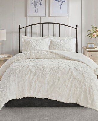 Viola Damask 3-Pc. Comforter Set, King/California King