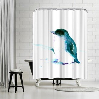 71 x 74 Shower Curtain, Baby Penguin 3 by Suren Nersisyan