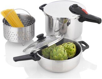 Elite 5-Pc. Pressure Cooker Set