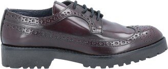 WYS WATCH YOUR STEP Lace-up Shoes Deep Purple