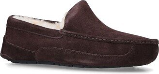 Suede Ascot Slippers