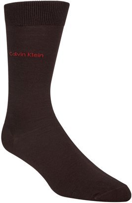 Men's Giza Cotton Flat Knit Crew Socks