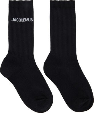 Black Le Papier 'Les Chaussettes Jacquemus' Socks