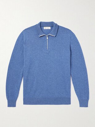 Cashmere Half-Zip Sweater-AF