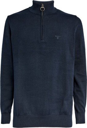 Cotton Half-Zip Sweater