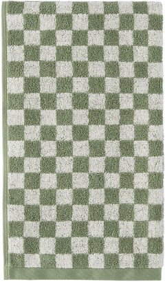 Baina Green & White Josephine Hand Towel