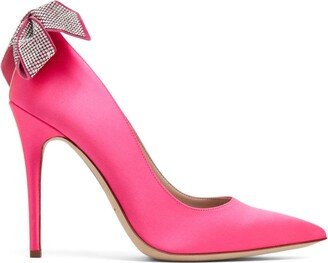 Alessandra 110mm bow-detail pumps