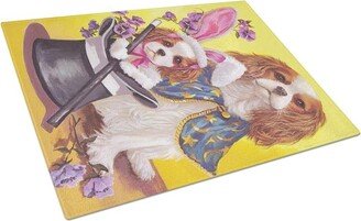 PPP3065LCB Cavalier Spaniel Easter Magic Glass Cutting Board