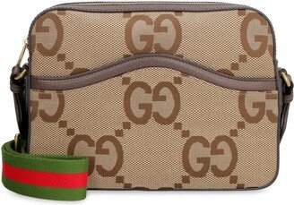 Jumbo Gg Fabric Messenger Bag