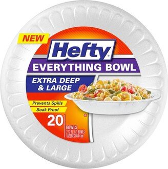 Hefty Everything Bowls - Extra Deep & Large - 27.2 fl oz/20ct