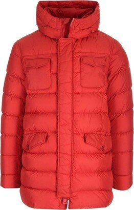 Quilted Hooded Padded Coat-AA