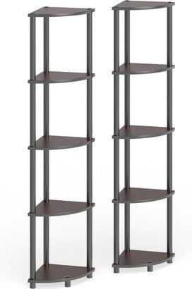 Porch & Den St. Marks 5-tier Corner Shelving Unit