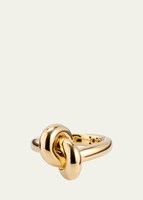 ENGELBERT 18k Yellow Gold Absolutely Loose Knot Ring, Size 55