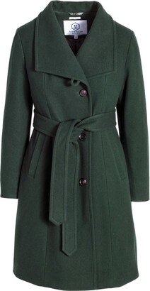 Double-Breasted Belted Coat-AD