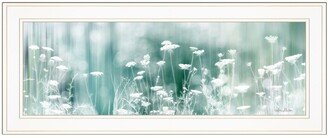 Dreamy Meadow by Lori Deiter, Ready to hang Framed Print, White Frame, 27 x 11