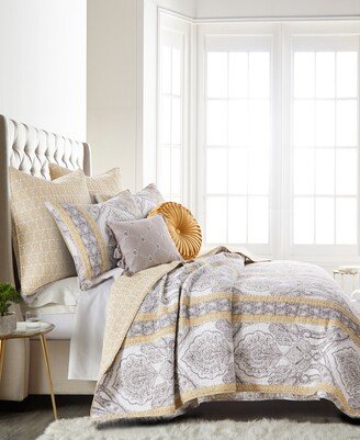 Home St Ives Reversible 2 Piece Quilt Set, Twin/Twin Xl