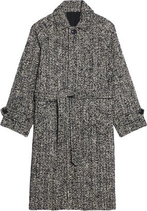 Marl Belted Coat