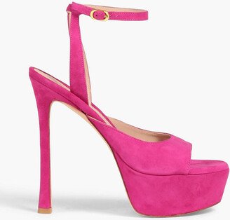 Tia Hollywood suede platform sandals